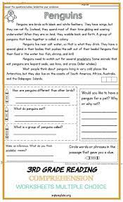 Pdf kids / beginners reading comprehension: 9 3rd Grade Reading Comprehension Worksheets Multiple Choice Free Templates