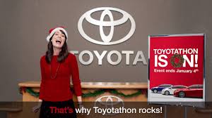 Video toyota jan returns in toyotathon holiday commercials. Toyota Usa Toyotathon Is Back Get Great Deals On A Wide