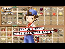 Resep membuat berikut ini masakan kumpulan resep masakannya. Semua Resep Masakan Makanan Harvest Moon Hero Of Leaf Valley Indonesia Psp Youtube