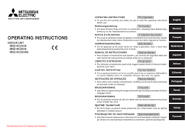 msz hc25va user guide manual pdf