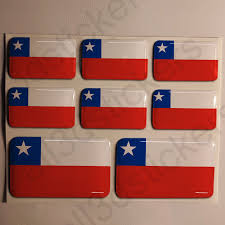 Gratis clipart der chilenische flagge online downloaden. Kfz Aufkleber Chile 3d Flagge Fahne Gedomt Epoxy Resin