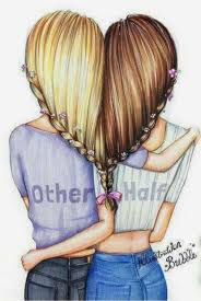 Trendy Drawing Of Girls Tumblr Easy 55 Ideas Drawings Of Friends Best Friend Drawings Friends Sketch