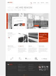 Rework Modern Psd Template Modern Rework Template Psd Psd Templates Template Site Html5 Css3