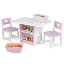 Play tables are ideal for arts and crafts, snack time, and games. Kids Table And Chair Set In Heart Design Kid Kraft Cuckooland