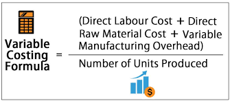 These could be components for an appliance, for example, or for soaps, rags or other supplies for a cleaning service. Total Variable Manufacturing Overhead Formula