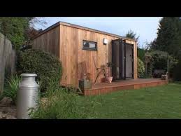 Garden Offices Garden Rooms And Garden Studios By Green Retreats Youtube Backyard Buildings Backyard Office Garden Buildings