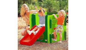Play for toddlers freestanding crawl tunnel funnel ball by childworks galvanized steel spike for landscape timbers grant and funding for commercial playgrounds guide for team building activities playground parts and. Buy Little Tikes Toddler Activity Gym Climbing Frame And Slide Playhouses And Activity Centres Argos