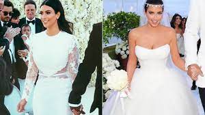 He sang ave maria as kim walked down the aisle, as well as his hit. How Kim Kardashian S Weddings To Kanye West And Kris Humphries Compare Abc News