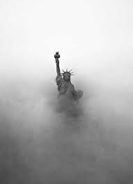 New York City Statue Of Liberty Liberty Elllis Island Fog Black And White Old Vi In 2020 Black And White Picture Wall Black And White Aesthetic White Photography