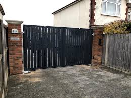 It might seem like you're delving into a world of cryptic terminology that sounds like gibberish. Vertical Cladded Estate Gates Driveway Entrance