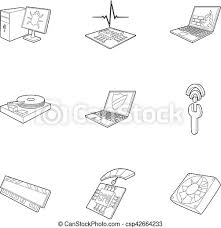 You can modify, copy and distribute the vectors on computer setup in iconspng.com. Computer Setup Icons Set Outline Style Computer Setup Icons Set Outline Illustration Of 9 Computer Setup Vector Icons For Canstock