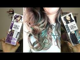 Natürliche strähnen auf braune haare diese auburn strähnen aussehen, ganz natürlich! Loreal Colorista Ich Farbe Meine Haare Turkis Und Lila Dressedlikepinguu Youtube