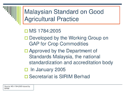 Governed by the standards of malaysia act 1996 (act 549), department of standard malaysia (standards. Ppt Implementation Of Gap In The Fresh Fruit Vegetable Sector In Malaysia Powerpoint Presentation Id 4828879