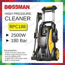 Jual ez jet water cannon bergaransi alat cuci motor /mobil tanpa listrik dan kompresor sdh joss ===== kelebihan ez je. Bossman 180bar High Pressure Cleaner 2500w Water Jet Bpc188 Shopee Malaysia