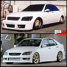 The Karin Sultan Vs It S Real Life Counterpart The Lexus Is200 Gta Cars Gta 5 Gta