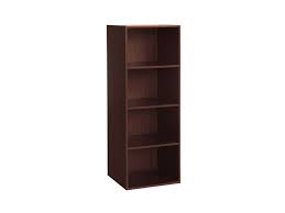 20 x 20 x 80 cm (l x. Bibliotheque 4 Cases Cubico 4 Coloris Wenge Vente De Bibliotheque Conforama