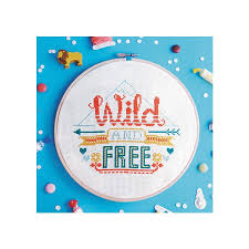 Von anchor®, dmc® und madeira®. Stickvorlage Wild And Free Fur Kreuzstich L Achtsamkeit