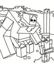 Coloriage Minecraft 20 Modeles A Imprimer Gratuitement En 2020 Coloriage Minecraft Coloriage Minnie Coloriage