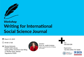 Sjr is a measure of scientific influence of journals that accounts for both the number of citations received by a journal and the importance or prestige of the journals where such citations come from it measures the scientific influence of the average article in a journal, it. Center For Southeast Asian Social Studies Ugm On Twitter Workshop Writing For International Social Science Journal With Prof Dr Judith Schlehe An Ses Scholar From Albert Ludwig University Of Freiburg Join Us On