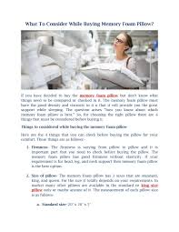 From memory foam pillows to models with a polyester feeling, the best king size pillows on the market help you get a good night's sleep all night long. What To Consider While Buying Memory Foam Pillow By Sleepsiallc Issuu