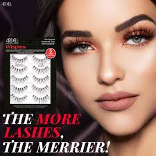 Place the lash band as close to your natural lash line as possible and gently press down to secure. Amazon Com Ardell Wispies 113 Black 5 Pairs X 1 Pack Beauty