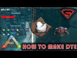 Each dye requires water, either charcoal, gunpowder or sparkpowder, and a different combination of berries depending on the desired color. Steam Community Video Ark How To Make Paint Ark How To Make Dye And How It Is Used