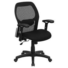 Mid Back Black Super Mesh Executive Swivel Office Chair With Mesh Padded Seat Belnick Mesh Office Chair Black Mesh Office Chair Black Office Chair