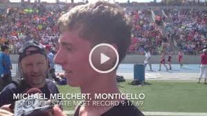 Watch: Monticello's Melchert pulls away for 2A record, title