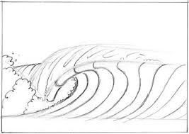 It is not easy to draw a sea, especially with a pencil. How To Draw A Wave Club Of The Waves