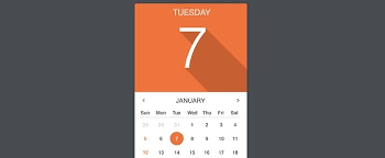 Go To Vector Calendar Widget Widget Design Calendar Widget Design Shack