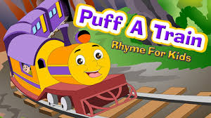 Puff A Train Nursery Rhyme With Lyrics I Kids Songs English Rhymes For Children Poem Youtube