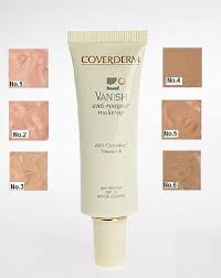 Coverderm Vanish Anti Redness Make Up All The Shades