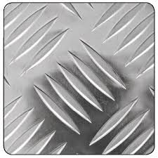 Tole En Aluminium Brut Aspect Damier 1000x500 Mm Ep 0 5 Mm Brico Depot