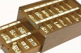 The primer, or book of prayer and religious instruction for students of all ages, often opened with a page of the letters of the alphabet, as well as a short . Sold Price A Boxed Set Of Bone Alphabet Letters Early 19th C June 2 0115 10 00 Am Bst Lettering Alphabet Alphabet Boxed