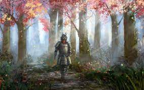 Maybe you would like to learn more about one of these? Samurai Under The Cherry Blossom Samurai Artwork Jungle Painting Fantasy Samurai