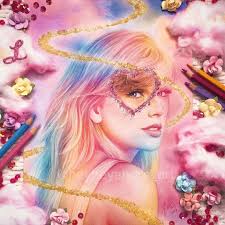 Drawings, 18 w x 24 h x 1 d in. Color Pencil Drawing Taylor Swift By Andre Manguba 1 1