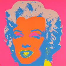Each image here was printed from five screens: Andy Warhol Marilyn Monroe