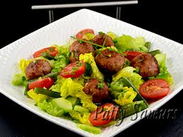 Boulettes De Saucisse Italienne Salade Mixte Recette Salade Mixte Saucisse Italienne Recette Poisson Facile