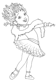 Create your very own beautiful bauble with this printable fancy nancy craft! Fancy Nancy Dress Up Colouring Image