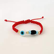 Evil Eye Baby Bracelet Protection Azabache Mal De Ojo Third Eye Greek Jewelry Ebay In 2021 Baby Bracelet Protection Bracelet Macrame Square Knot