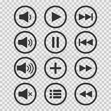 Audio Icons Sound Buttons Play Button Pause Sign Symbol For Web Or App Vect Sponsored Buttons Pla Poster Background Design Symbols Overlays Picsart