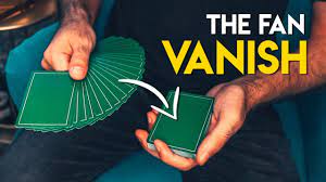 It is a good idea to hide this gimmicked card under the top card, then separate them as the spectator looks at their chosen card, and manipulates it so it is on the top of the deck. Vanish Any Deck Of Cards Instantly Fan Vanish Magic Tutorial Youtube