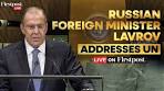 UNGA LIVE: Russian Foreign Minister Sergey Lavrov ... - YouTube
