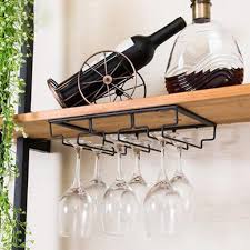 Enclume freestanding metal wine racks designed for optimum wine storage and care. Wine Glass Holder D Xinxin Under Cabinet Stemware Rack Stemware Wine Glass Rack Hanger Wine Glass Holder Storage Organizer For Cabinet Kitchen Bar Easy To Install Black Storage Organization Wine Racks Cabinets Brilliantpala Org