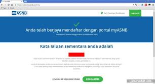 Please have your asb account book and handphone in front of you during registration. Cara Daftar Portal Myasnb Untuk Semak Baki Penyata Online Jom Urus Duit