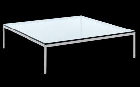 The square tabletop sits flush with the frame and is made of a walnut veneer. Florence Knoll Coffee Tables Dedece
