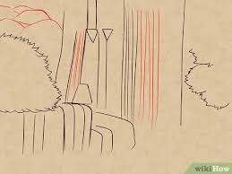 Ada air terjun kabut pelangi, goa tetes, atau terkenal adalah niagara mini tumpak sewu. Cara Menggambar Air Terjun Dengan Gambar Wikihow