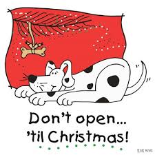 Don't Open til Christmas I Art by Deidre Mosher at FramedArt.com
