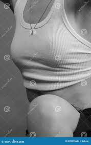 Female small breasts stock photo. Image of female, studio - 223975694