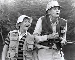 On Golden Pond 1981 Henry Fonda & Doug McKeon fishing scene 8x10 inch photo  - The Movie Store